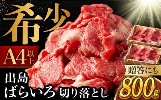 長崎和牛 出島ばらいろ切り落とし （モモ、バラ、カタのいずれか）400g×2 長崎県/合同会社肉のマルシン [42AAAO001]