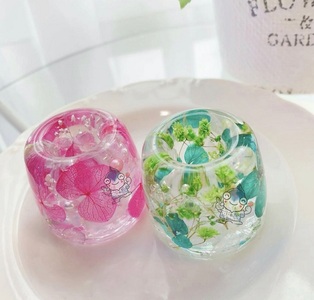 a10-826　ハーバリウム ペン立て やいちゃん 4つ セット