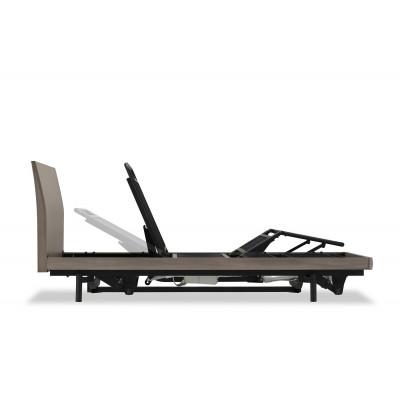 ふるさと納税 上峰町 電動ベッドグランサスGS-02F(2M)キャスタータイプマットレス付シングル グレー/ウォールナット |  | 02