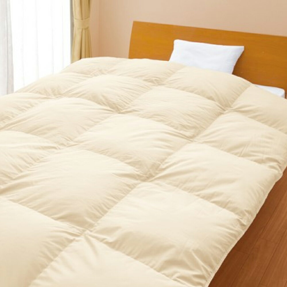 【ふるさと納税】抗菌防臭加工付き羽毛使用　羽毛掛けふとん　ホワイトダックダウン93％　シングル [寝具 掛け布団 布団 ケントハウス]