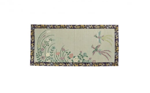 夏用イグサゴザ四季の華(横長)90×120cm い草 ゴザ [№5616-0640]