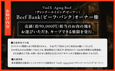 Beef Bank（ビーフ・バンク）オーナー権