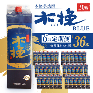 毎月21日にお届け！木挽BLUE 6本セット【全6回定期便】(02-142)