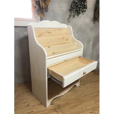 ふるさと納税 茅野市 メーベルヒナナ 木製 ブックシェルフ 絵本棚 ナチュラル |  | 03