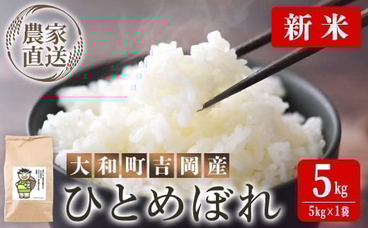 【令和7年産 新米】お米農家直送！ひとめぼれ 5kg お米 おこめ 米 コメ 白米 ご飯 ごはん おにぎり 宮城米 新米 令和7年産 お弁当 【お米農家ろくすみファーム】 ta523