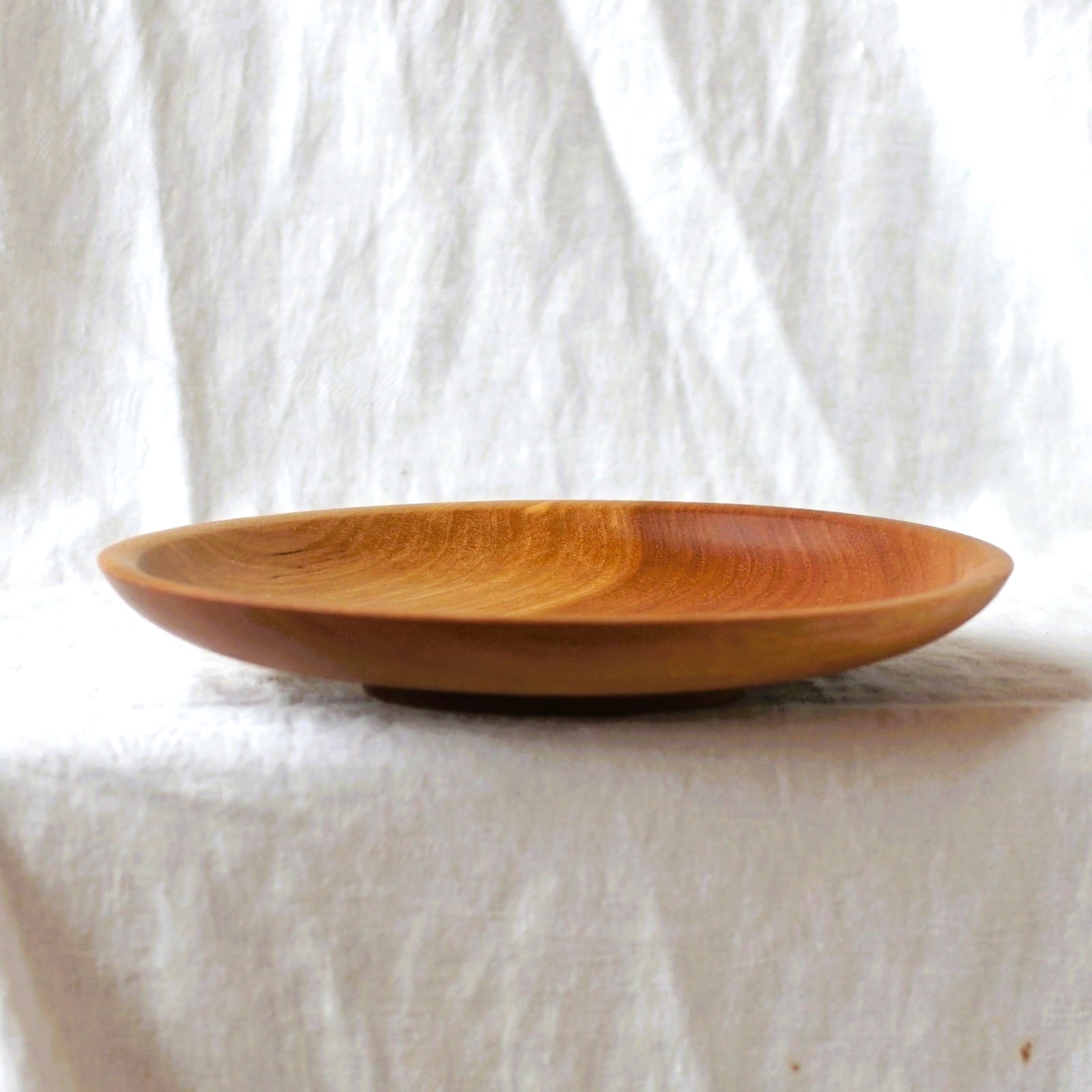 [A1901-Ma]丸皿　マカバ (16cm)