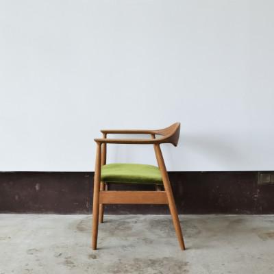 ふるさと納税 小野市 アームチェア　オーク　モケットグリーン |  | 01