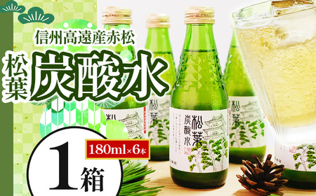 【010-70】信州高遠産赤松:松葉炭酸水180ml×6本1箱