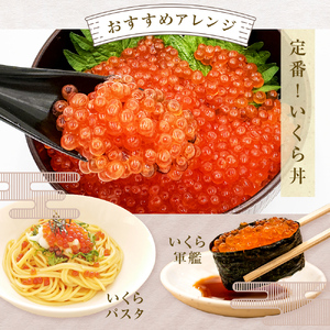 いくら 醤油漬け ( 30g×2p ) × 1袋 合計60g 氷温熟成 鮭 イクラ 醤油漬 魚卵 小分け 冷凍 サケ 海鮮 魚介 魚 漬け 丼 鮭子 鮭卵 いくら醤油 プチプチ 熟成 濃厚 イクラ醤油