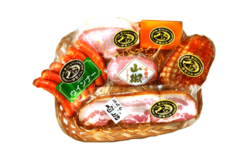 伊吹ハム 6点 セット ロースハム ボンレスハム ソーセージ ウィンナー ベーコン スモーク チーズ