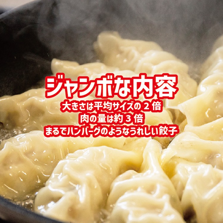 ジャンボ餃子5粒入りタレ付10個セット 惣菜 おかず　石川製麺_イメージ2