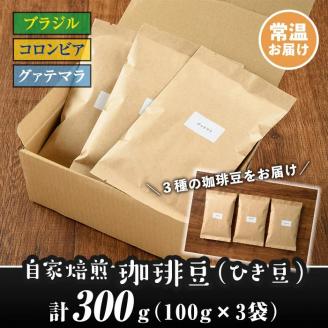 isa213 自家焙煎珈琲ひき豆3袋(計300g・100g×3種)時間と手間をかけて徹底したハンドピックで選び抜いたコーヒー豆を、少量づつ丁寧に焙煎！3種飲み比べも！ コーヒー coffee コーヒー