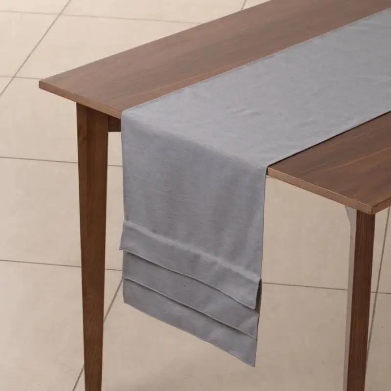 テーブルランナー Elisabeth Table runner／エリザベット グレイッシュインディゴ