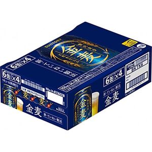 【毎月定期便】サントリー　金麦350ml×24本全3回【配送不可地域：離島・沖縄県】【4001774】