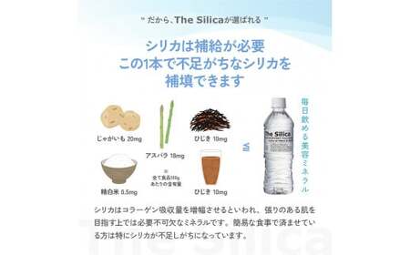 【定期便6回コース】The Silica 軟水シリカウォーター 500ml×24本×6回（総合計144本）