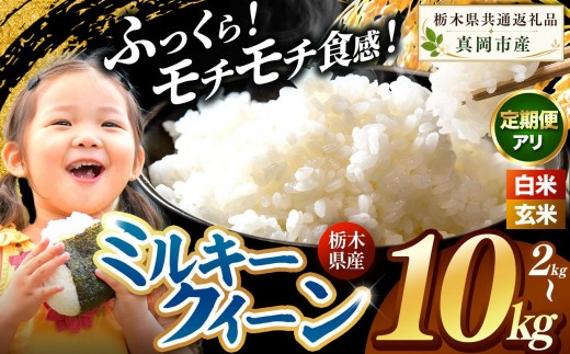 
                  【2026年先行予約 新米】栃木県産 選べる ★玄米 or 白米★ ミルキークイーン 2kg～ 10kg | 栃木県 矢板市
                