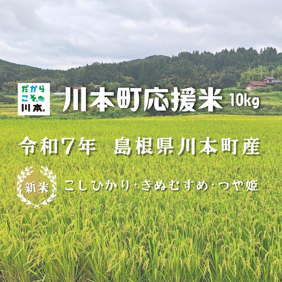 【ふるさと納税】令和7年産 川本町応援米10kg
