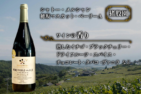【定期便12回】赤ワイン 穂坂マスカット・ベーリーＡ シングル・ヴィンヤード 750ml 2種 アルコール度 12%