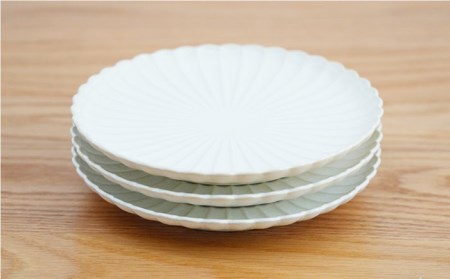 【波佐見焼】花しのぎ 和皿 小皿 （白） 3点セット 食器 皿 【団陶器】 [PB93] 波佐見焼