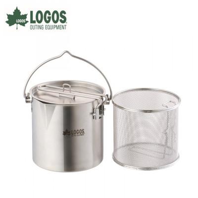 ふるさと納税 城陽市 LOGOS フィールダーケトル1500 IHや直火に対応したアウトドアケトル 81210214