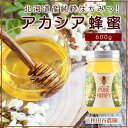 【ふるさと納税】北海道産純粋はちみつ☆アカシア蜂蜜600g【秋田谷農園】【a014-023】