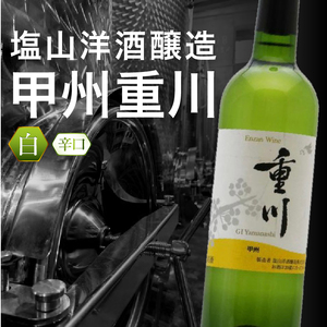 塩山洋酒醸造の白ワイン『甲州重川』（RC）B-641