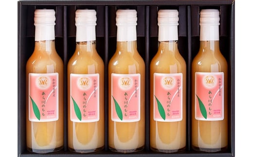 M094　あら川の桃ドリンク２００ｍｌ×５本入りギフト