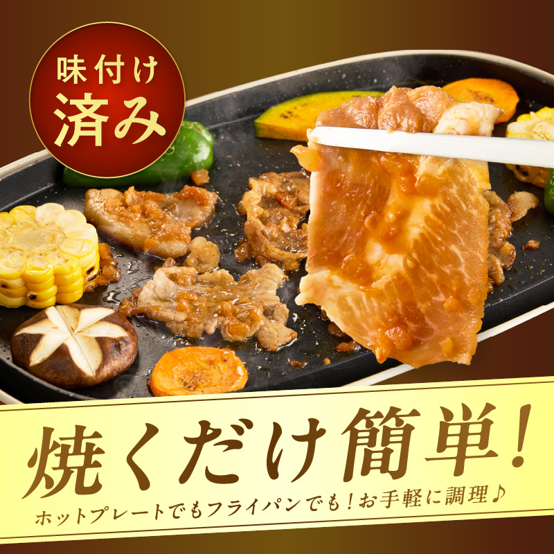 【予約：2025年12月から順次発送】北見市産玉ねぎ使用 味付け豚肉 醤油タレ 300g×5個 ( 肉 豚肉 たまねぎ タマネギ 焼肉 )【224-0017】