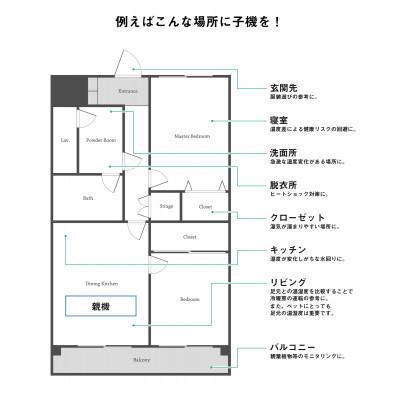 ふるさと納税 川口市 ドリテック コードレス温湿度計 ホワイト O-419WT |  | 01