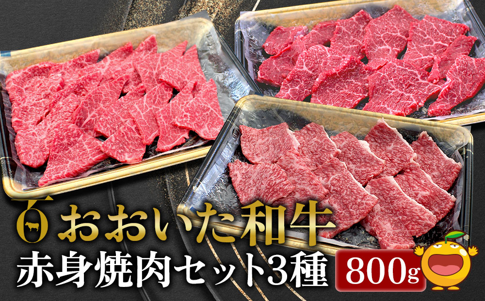 おおいた和牛 赤身焼肉セット3種(特選赤身250g  赤身300g 赤身カルビ250g)牛肉 和牛 ブランド牛 黒毛和牛カルビ 赤身肉 焼き肉 焼肉 バーベキュー 大分県産 九州産 津久見市 熨斗対応