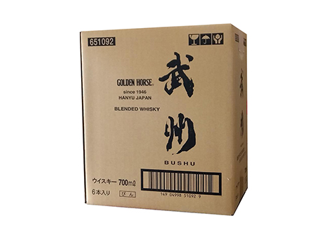 ウイスキー ゴールデンホース 武州 700ml 6本入 東亜酒造 ピュアモルト 洋酒 お酒 ウィスキー アルコール 贈答 ギフト 贈り物 中元 父の日 敬老 お取り寄せ 歳暮 埼玉 羽生