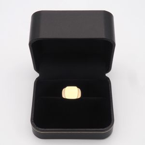 K18 印台(三味型)地金リング　HR-009148