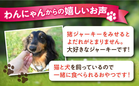 【全6回定期便】いのししジャーキー（60g×2袋）【ペットフード YMjapan】[AKEX024]