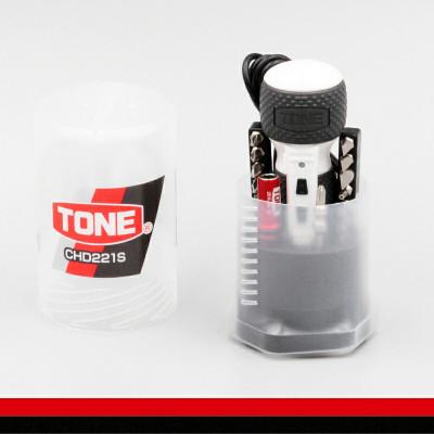ふるさと納税 河内長野市 TONE トネ ハイブリッド電動ドライバーセット CHD221S 工具 TONE工具 |  | 02