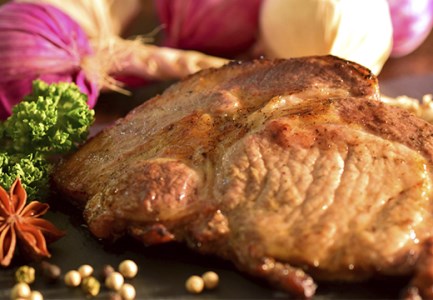 【高知県 大月町産ブランド豚】力豚ロース　ステーキ用1kg