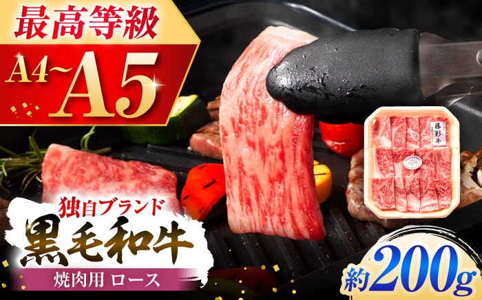 
                  フジチク 藤彩牛 ロース 焼肉用 約200g  / 黒毛和牛 肉 にく ロース ろーす A4 A5 ランク 熊本 菊陽 九州 焼肉 焼肉用 焼き肉 BBQ バーベキュー A4 A5 希少 ギフト 贈答 冷凍 200g  赤身 サシ 柔らかい おすすめ 人気【株式会社フジチク】[BHAD116]
                