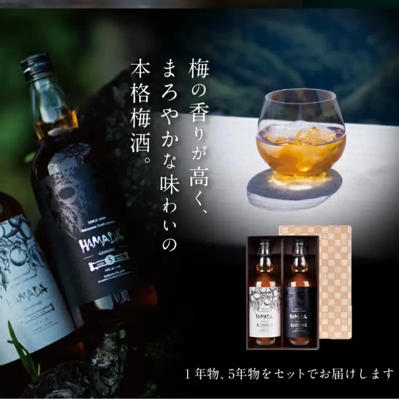 梅酒 HAMADA 梅酒飲み比べ2本セット 【isg024-1】