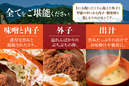 【先行予約】【訳あり】 兵庫県香住産 茹で セコガニ 1kg 冷凍 【令和8年11月中旬以降発送予定】 カニ 33-40