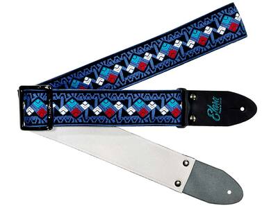 【ギターストラップ】 Elara Straps Maze Dice Regatta Blue　ギター　ベース　アコースティックギター　アコギ　エレキギター　エレキ　ギターストラップ　ベースストラップ　エララストラップ　R7247