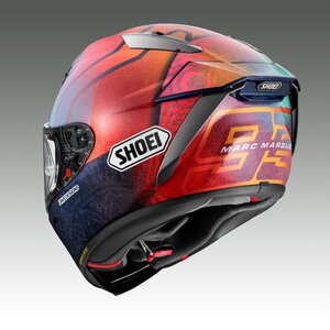SHOEIヘルメット【X-Fifteen MARQUEZ HOLI】M フィッティングチケット付き｜フルフェイス バイク ツーリング レーサー マルケス ショウエイ [1573]