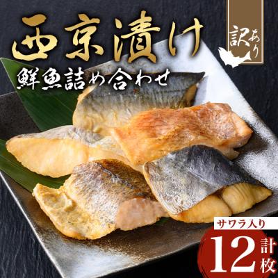 ふるさと納税 曽於市 【訳あり】鮮魚西京漬け(4種×3枚/約720g)