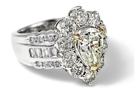 【一点もの】ダイヤモンド（1.506ct）プラチナリング　R73　K05104-H