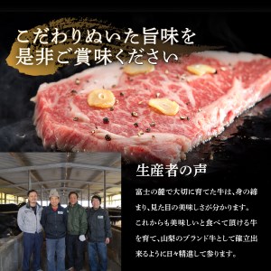 富士山麓牛　肩ロース薄切り＆霜降り・赤身焼肉セット