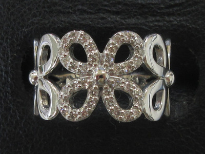 Pt950 0.18ct ピンキーリング SWCB002-pt