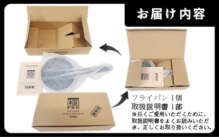 鉄フライパン 22cm 極PRO オール鉄 リバーライト 錆びにくい 焦げ付きにくい お手入れ簡単 IH対応