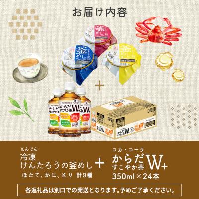 ふるさと納税 恵庭市 けんたろうの釜めし3種セットとからだすこやか茶W+のセット【C99021】 |  | 03
