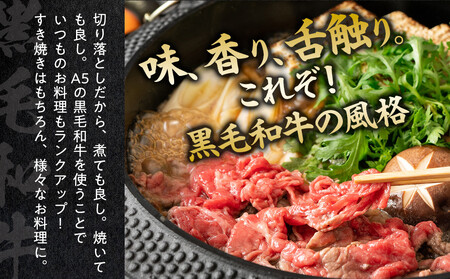 A5ランク黒毛和牛切り落とし400g【配送不可：離島】