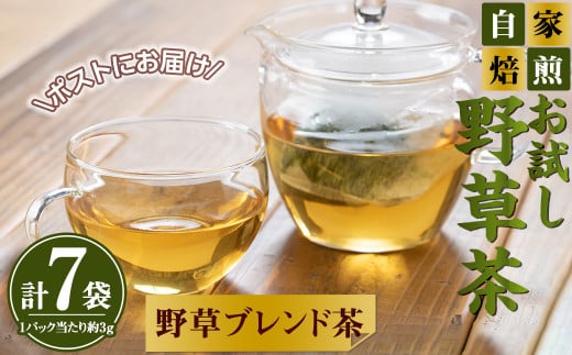 
            ＜数量限定＞お試し野草ブレンド茶(3g×7袋入)【sm-BI004】【サンミサキ】
          