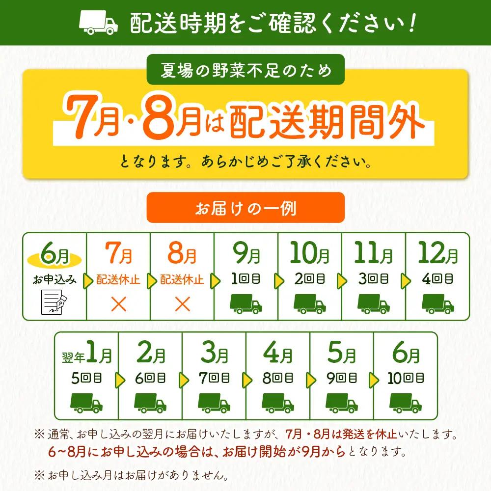 【10回】 野菜・フルーツ定期便 野菜セット F139-2608