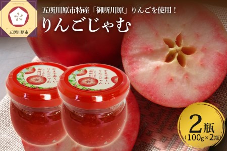 ジャム　中まで赤～いりんごのりんごジャム100g×2瓶 フルーツジャム